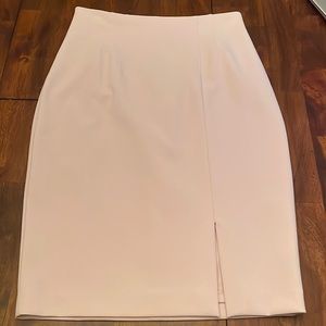 White House Black Market Lavender side slit pencil skirt